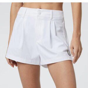 NEW WITH TAGS Solar Short WOMENS white size L large